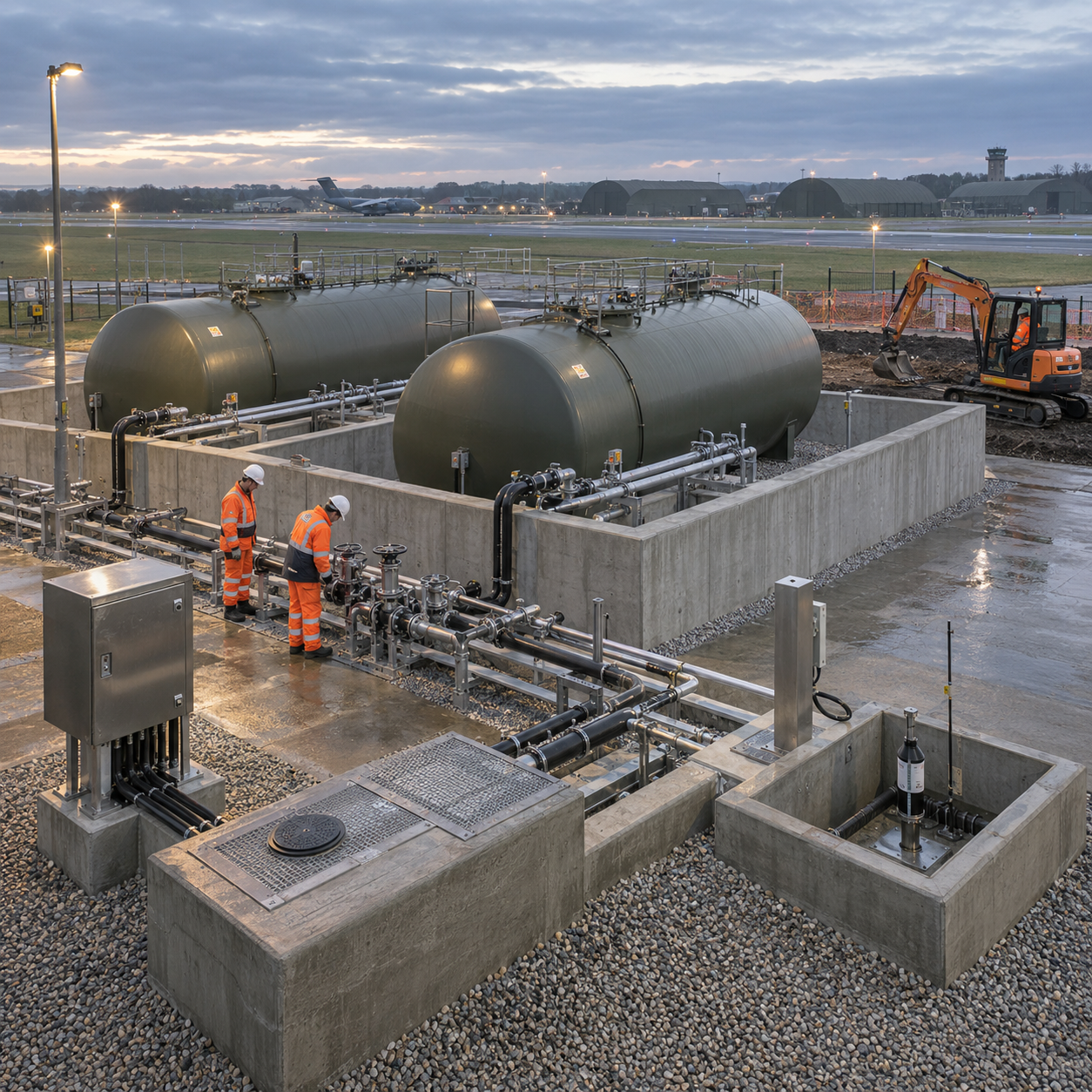 Specialist fuel infrastructure work from the HL Civils project archive